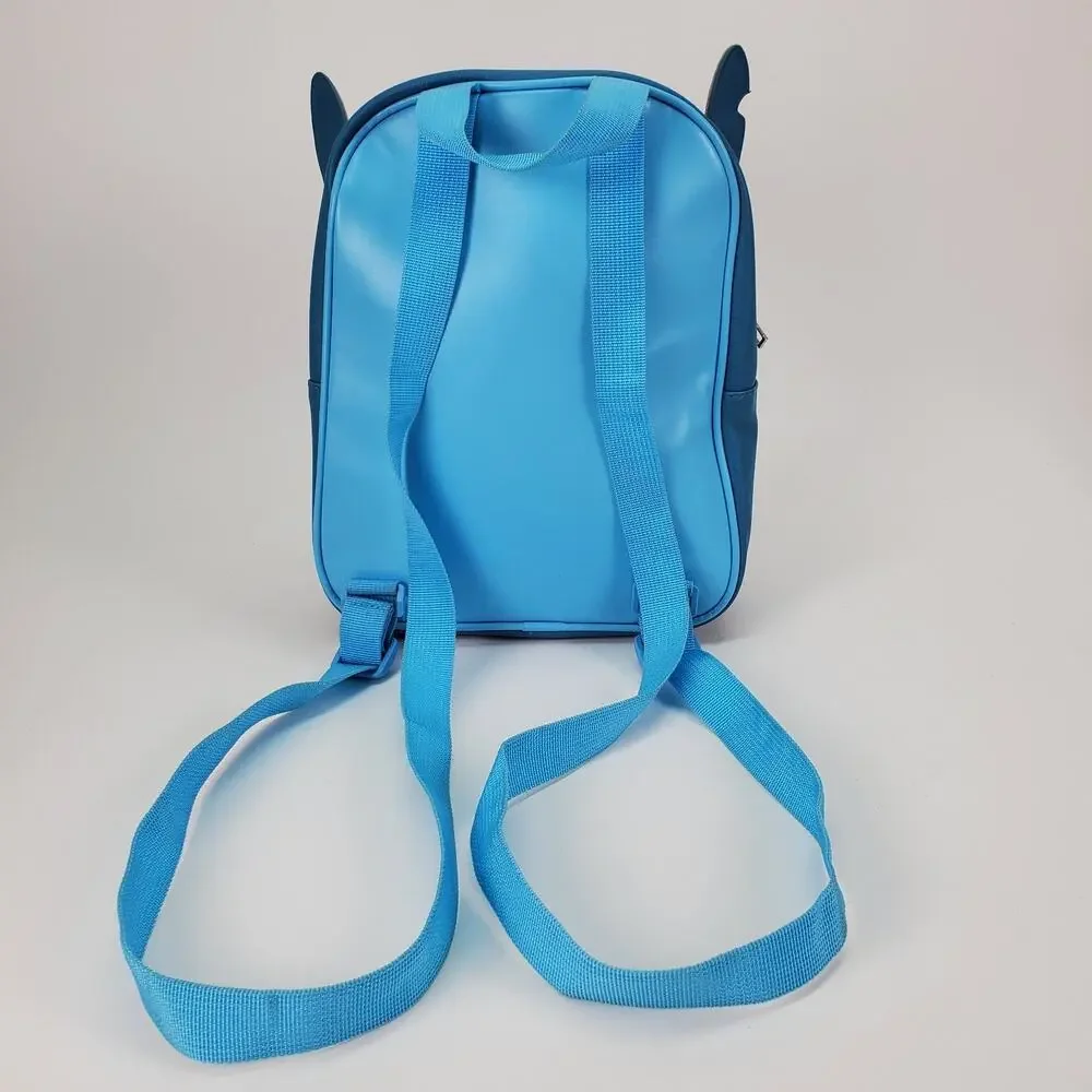 Disney Bioworld Lilo & Stitch‎ Blue Mini Backpack Tropical Flowers 3D Ears